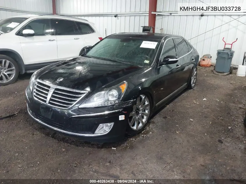 KMHGH4JF3BU033728 2011 Hyundai Equus Signature