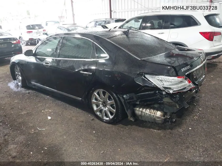 KMHGH4JF3BU033728 2011 Hyundai Equus Signature