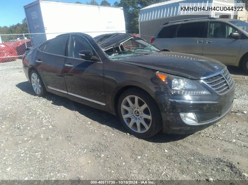 KMHGH4JH4CU044322 2012 Hyundai Equus Ultimate