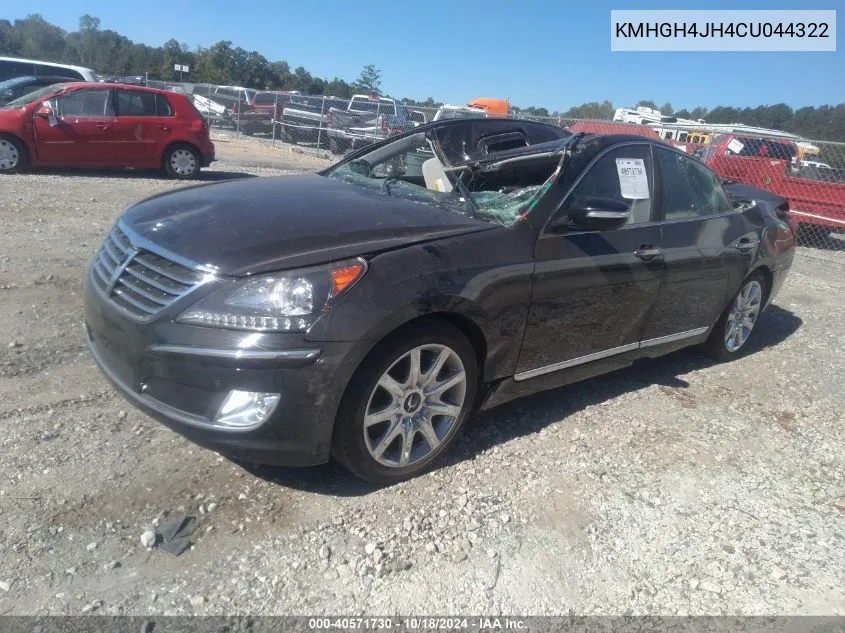 KMHGH4JH4CU044322 2012 Hyundai Equus Ultimate