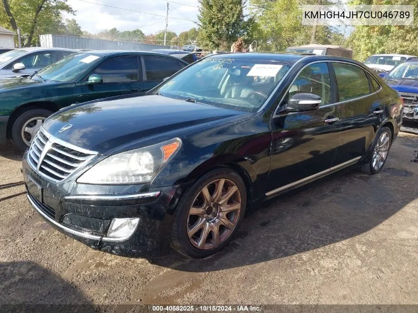 2012 Hyundai Equus Signature VIN: KMHGH4JH7CU046789 Lot: 40582025