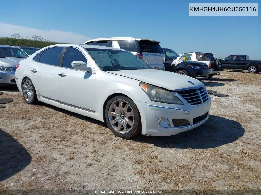 KMHGH4JH6CU056116 2012 Hyundai Equus Signature