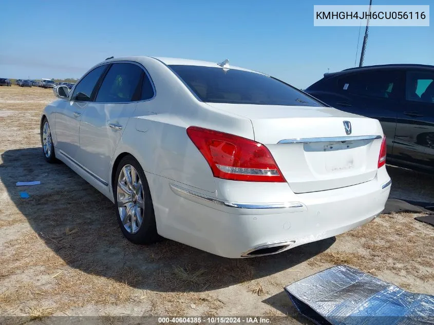 KMHGH4JH6CU056116 2012 Hyundai Equus Signature