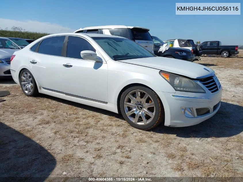 KMHGH4JH6CU056116 2012 Hyundai Equus Signature