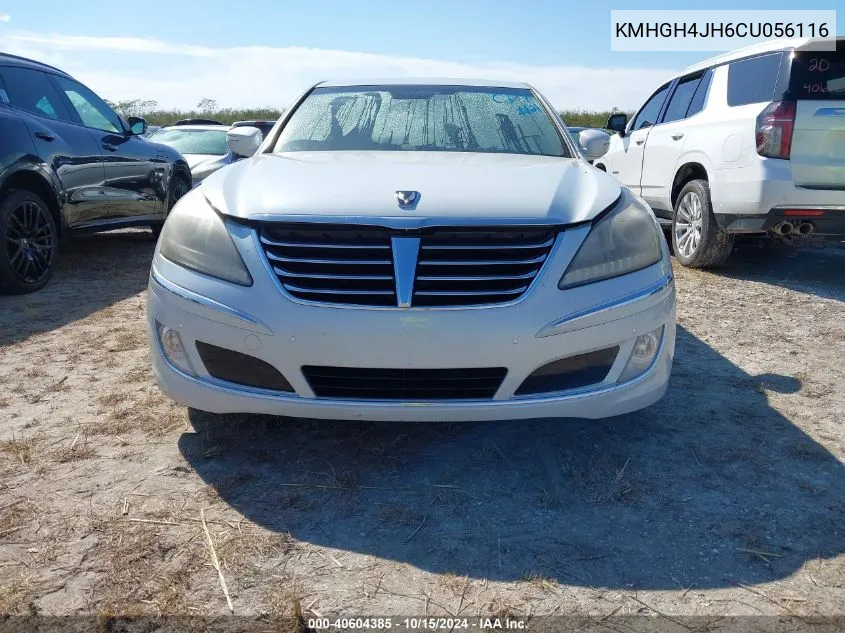 KMHGH4JH6CU056116 2012 Hyundai Equus Signature