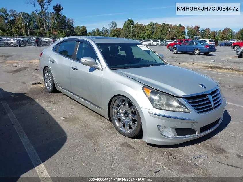 2012 Hyundai Equus Signature VIN: KMHGH4JH7CU054472 Lot: 40604451