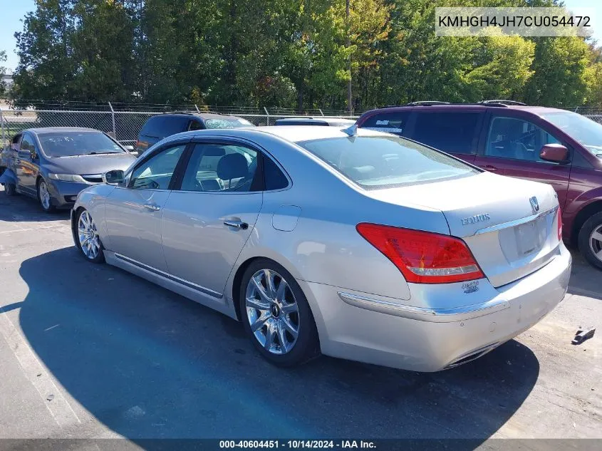 2012 Hyundai Equus Signature VIN: KMHGH4JH7CU054472 Lot: 40604451