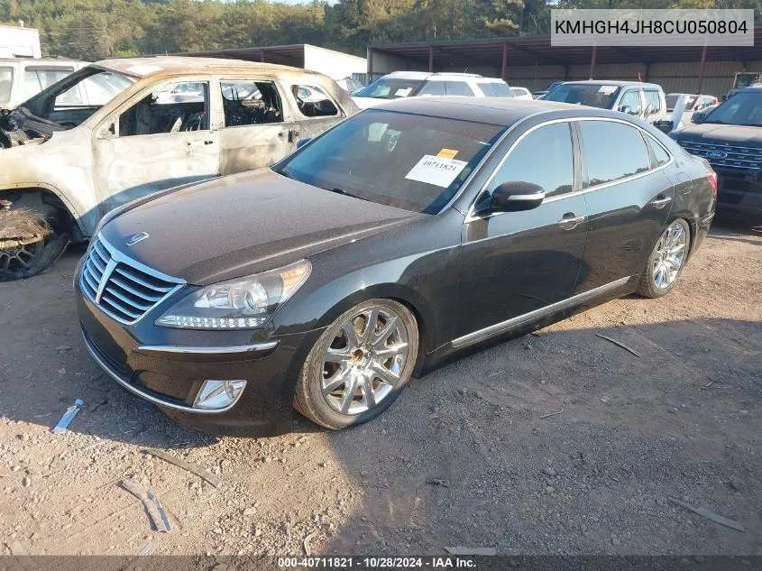 2012 Hyundai Equus Signature VIN: KMHGH4JH8CU050804 Lot: 40711821