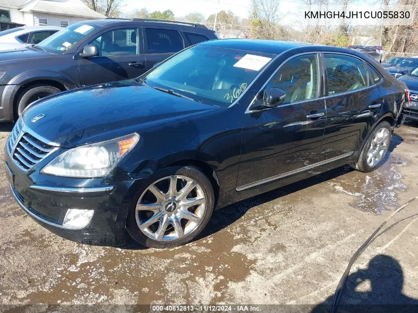 2012 Hyundai Equus Signature VIN: KMHGH4JH1CU055830 Lot: 40812813