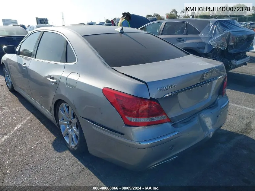 KMHGH4JH4DU072378 2013 Hyundai Equus Signature