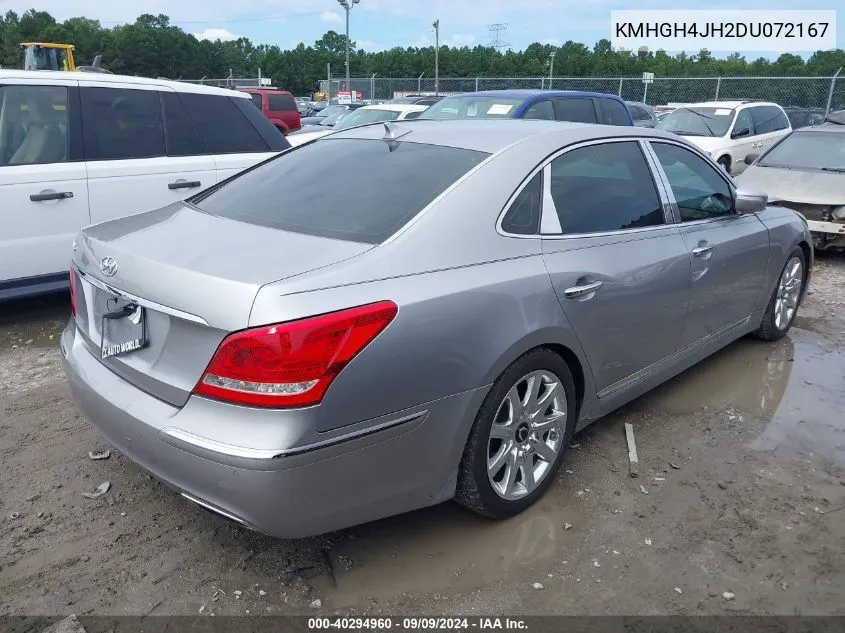 KMHGH4JH2DU072167 2013 Hyundai Equus Ultimate