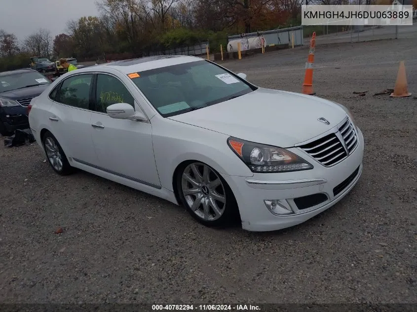 2013 Hyundai Equus Signature VIN: KMHGH4JH6DU063889 Lot: 40782294