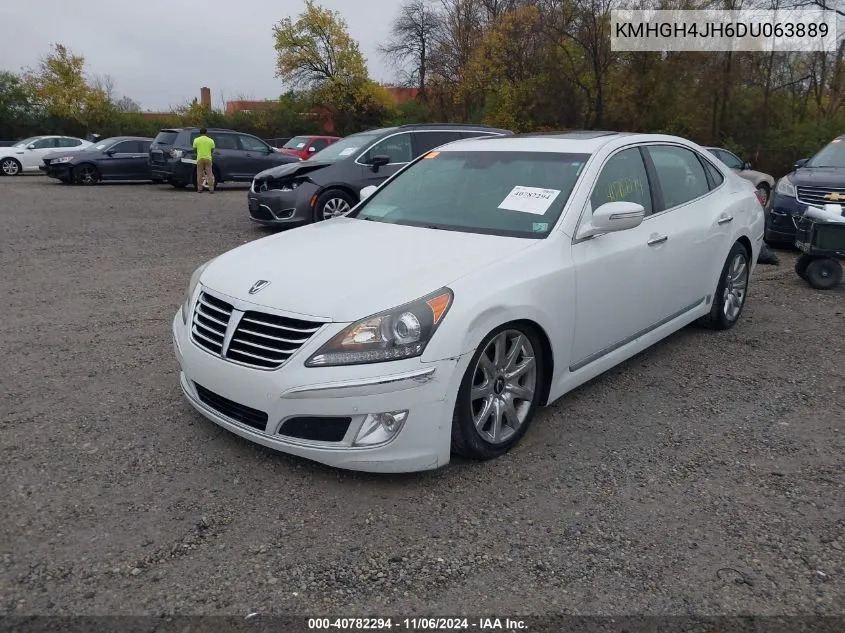 2013 Hyundai Equus Signature VIN: KMHGH4JH6DU063889 Lot: 40782294