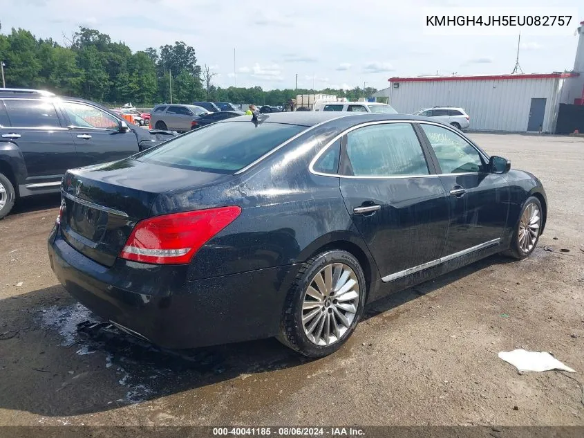 2014 Hyundai Equus Signature/Ultimate VIN: KMHGH4JH5EU082757 Lot: 40041185