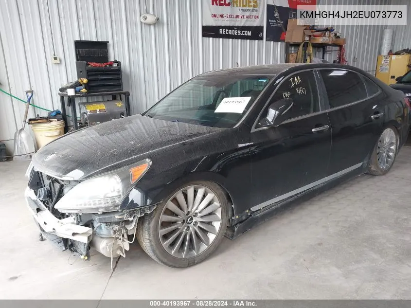 KMHGH4JH2EU073773 2014 Hyundai Equus Signature