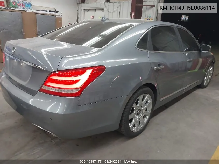 2014 Hyundai Equus Signature/Ultimate VIN: KMHGH4JH5EU086114 Lot: 40397177