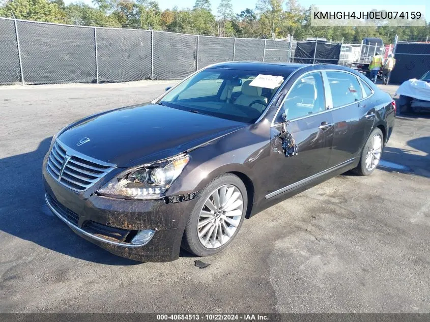 KMHGH4JH0EU074159 2014 Hyundai Equus Signature