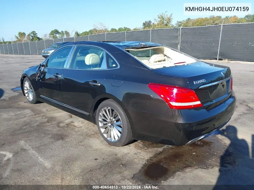 KMHGH4JH0EU074159 2014 Hyundai Equus Signature