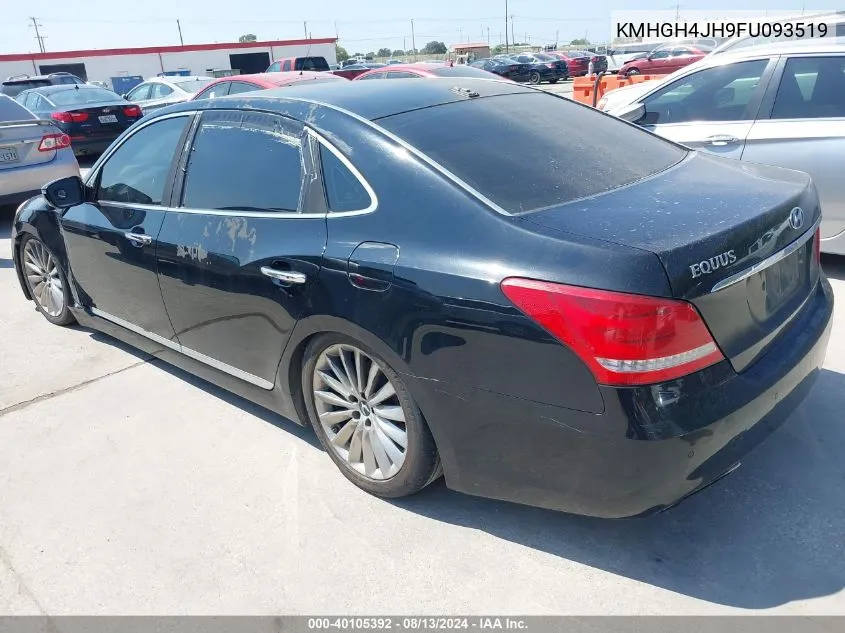 KMHGH4JH9FU093519 2015 Hyundai Equus Signature