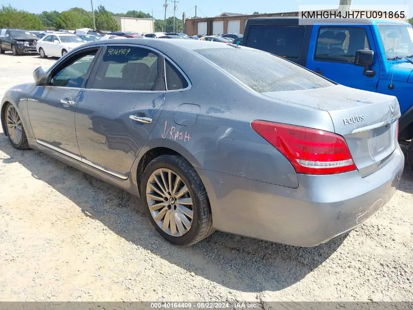 KMHGH4JH7FU091865 2015 Hyundai Equus Signature