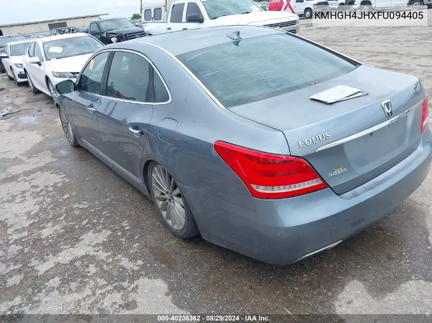 KMHGH4JHXFU094405 2015 Hyundai Equus Signature