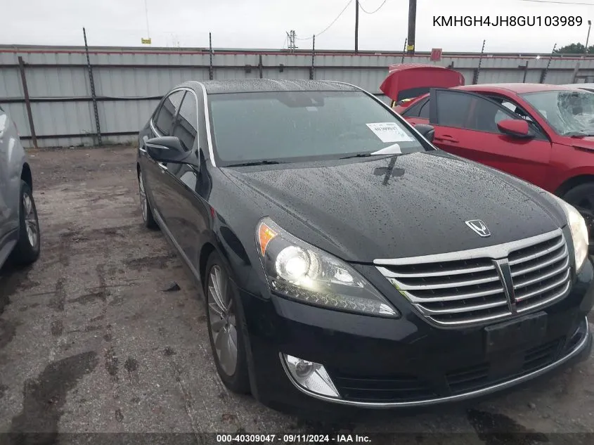 KMHGH4JH8GU103989 2016 Hyundai Equus Signature/Ultimate