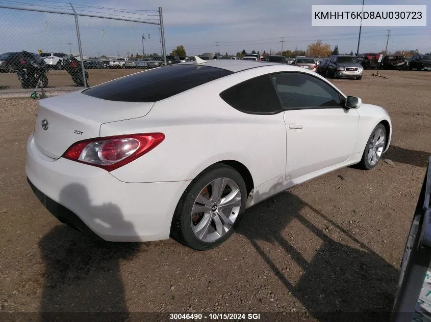 2010 Hyundai Genesis Coupe 2.0T VIN: KMHHT6KD8AU030723 Lot: 30046490