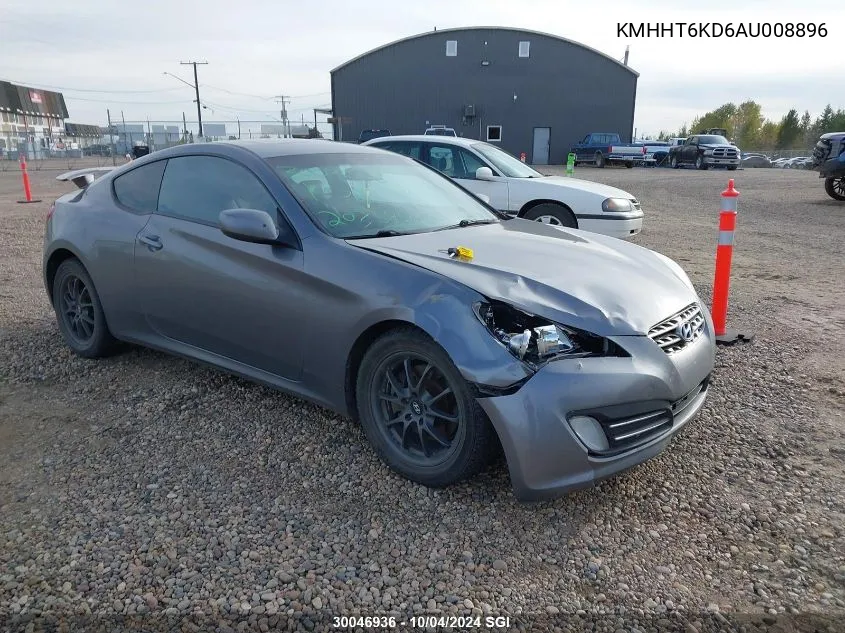 2010 Hyundai Genesis Coupe 2.0T VIN: KMHHT6KD6AU008896 Lot: 30046936