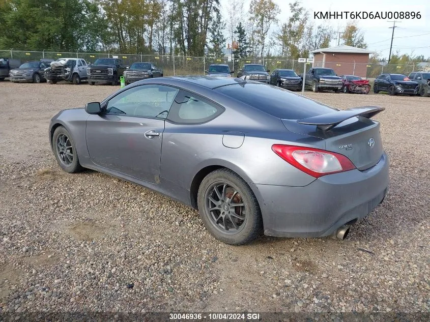 KMHHT6KD6AU008896 2010 Hyundai Genesis Coupe 2.0T