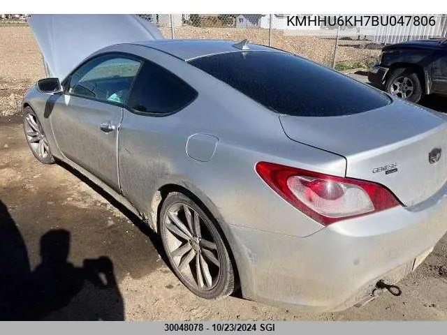 KMHHU6KH7BU047806 2011 Hyundai Genesis Coupe 3.8L