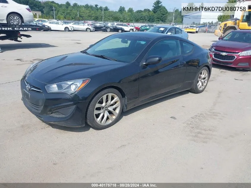 KMHHT6KD7DU080758 2013 Hyundai Genesis 2.0T