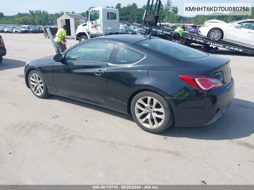 KMHHT6KD7DU080758 2013 Hyundai Genesis 2.0T