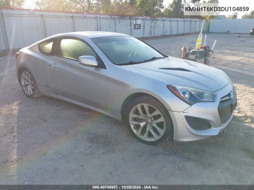 KMHHT6KD3DU104859 2013 Hyundai Genesis Coupe 2.0T