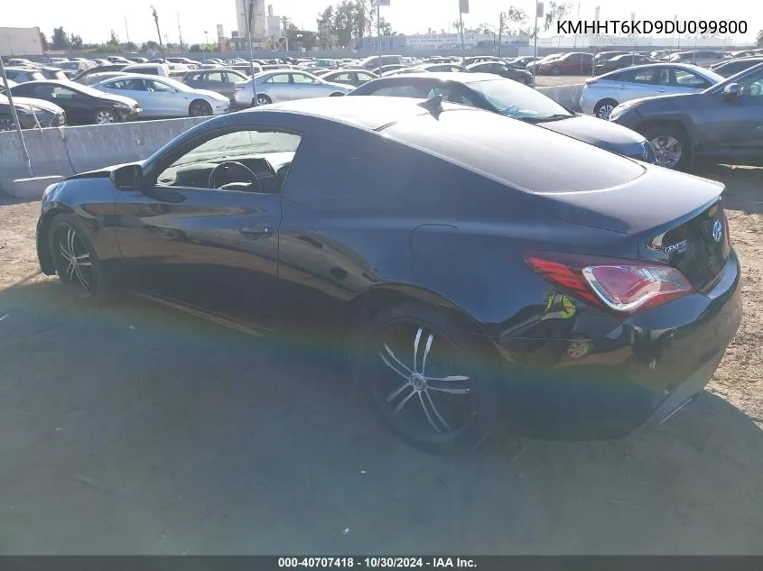 2013 Hyundai Genesis Coupe 2.0T VIN: KMHHT6KD9DU099800 Lot: 40707418