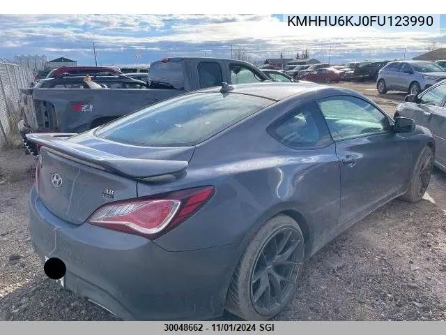 KMHHU6KJ0FU123990 2015 Hyundai Genesis Coupe 3.8L/3.8 R-Spec/3.8 Ult