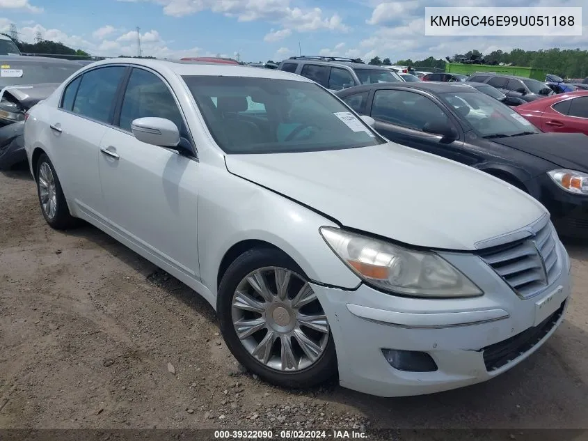 KMHGC46E99U051188 2009 Hyundai Genesis 3.8