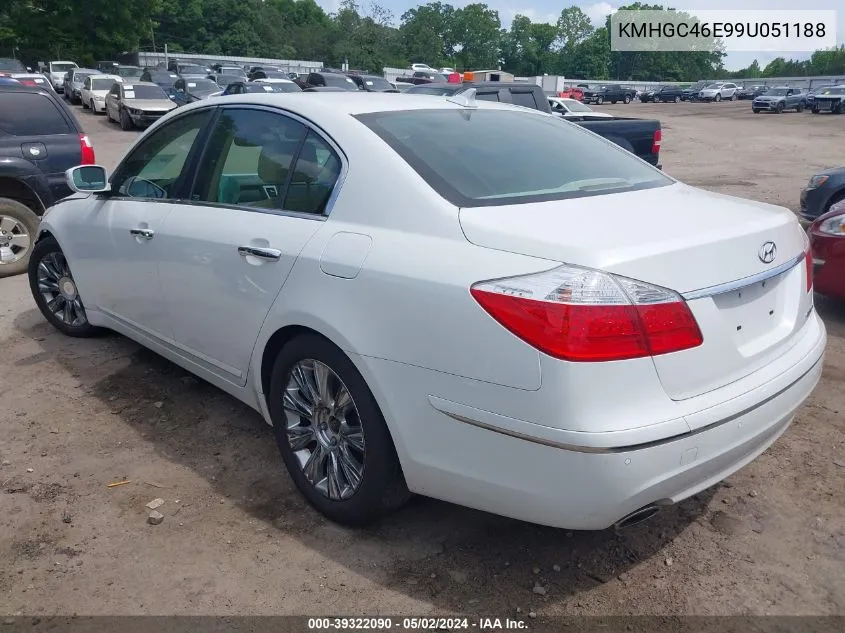 KMHGC46E99U051188 2009 Hyundai Genesis 3.8