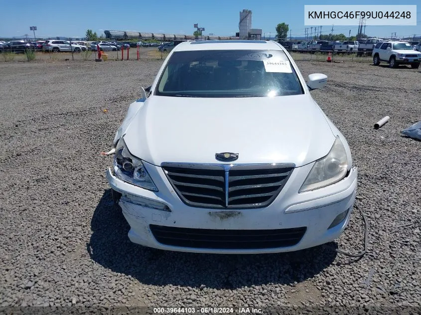 2009 Hyundai Genesis 4.6 VIN: KMHGC46F99U044248 Lot: 39644103