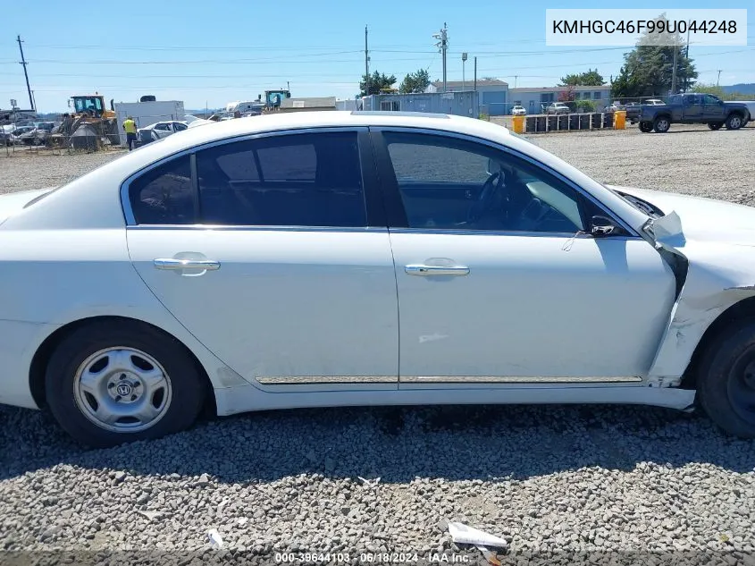 2009 Hyundai Genesis 4.6 VIN: KMHGC46F99U044248 Lot: 39644103