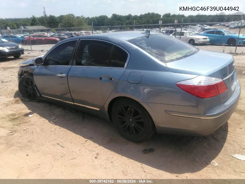 KMHGC46F39U044942 2009 Hyundai Genesis 4.6