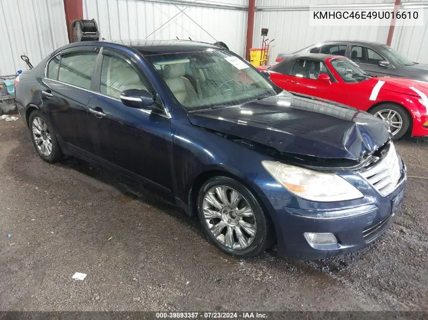 KMHGC46E49U016610 2009 Hyundai Genesis 3.8