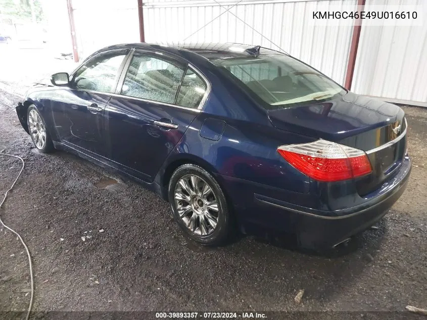 KMHGC46E49U016610 2009 Hyundai Genesis 3.8