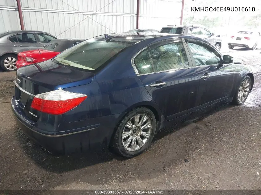 KMHGC46E49U016610 2009 Hyundai Genesis 3.8