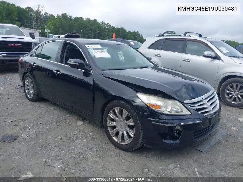 KMHGC46E19U030481 2009 Hyundai Genesis 3.8