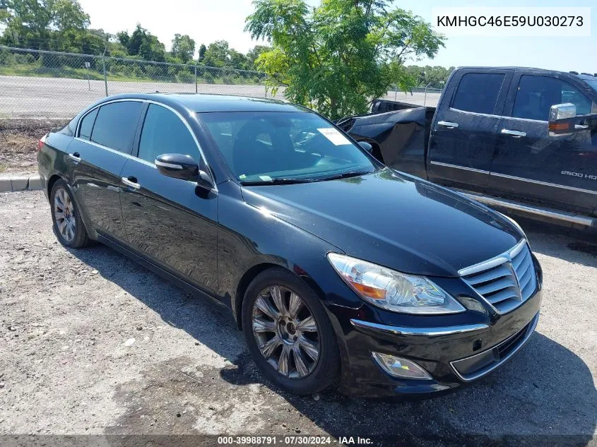 2009 Hyundai Genesis 3.8 VIN: KMHGC46E59U030273 Lot: 39988791