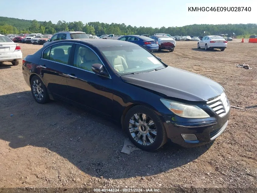 KMHGC46E09U028740 2009 Hyundai Genesis 3.8