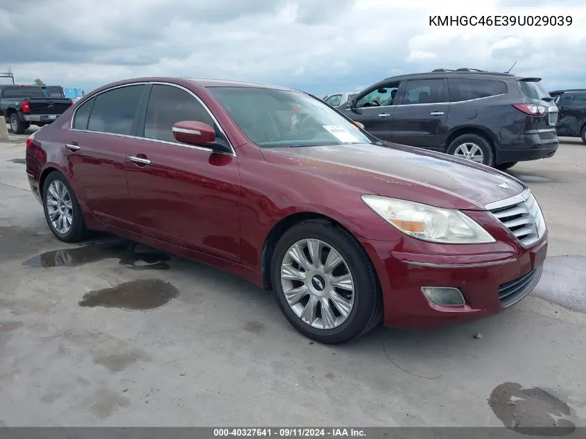 2009 Hyundai Genesis 3.8 VIN: KMHGC46E39U029039 Lot: 40327641