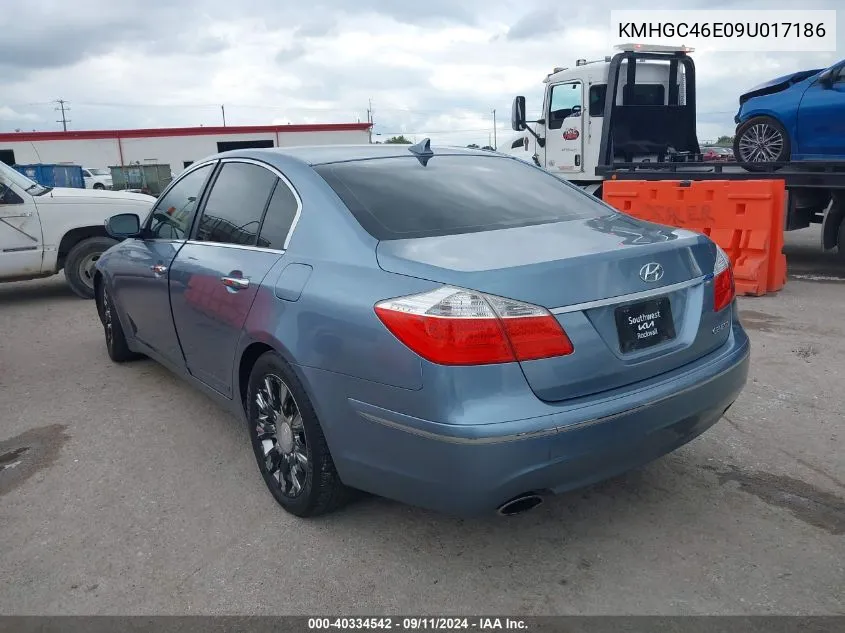 KMHGC46E09U017186 2009 Hyundai Genesis 3.8