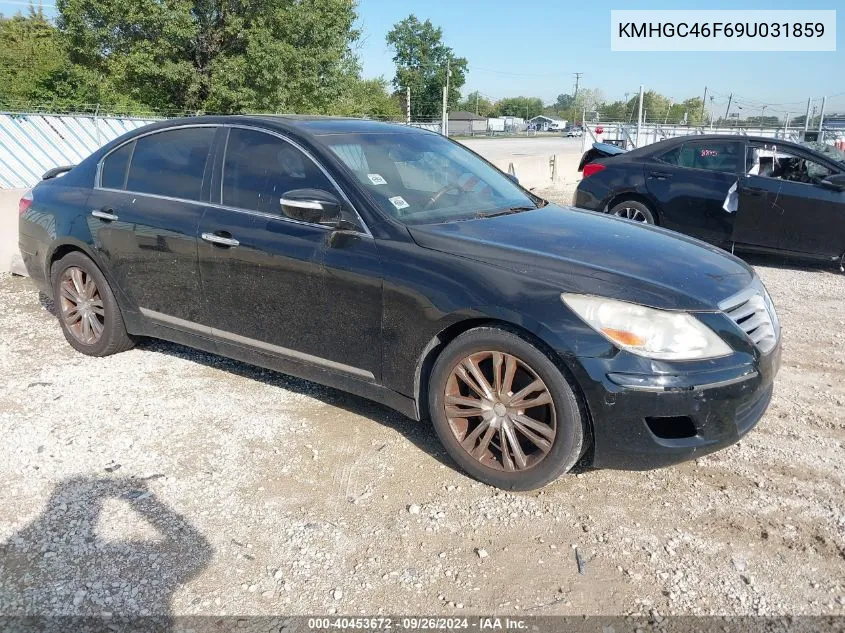 2009 Hyundai Genesis 4.6 VIN: KMHGC46F69U031859 Lot: 40453672