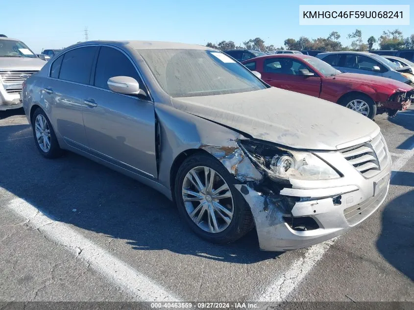 2009 Hyundai Genesis 4.6 VIN: KMHGC46F59U068241 Lot: 40463559